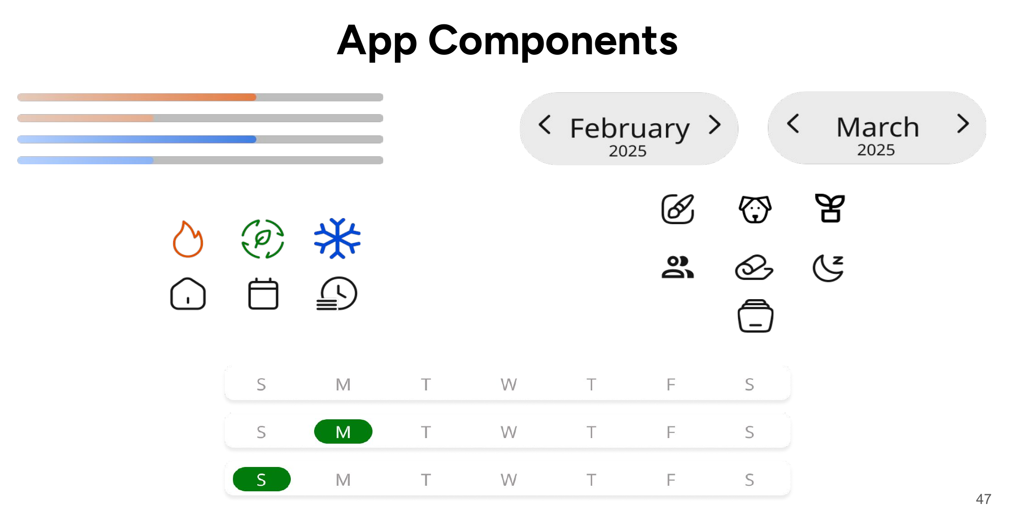 App components cont.